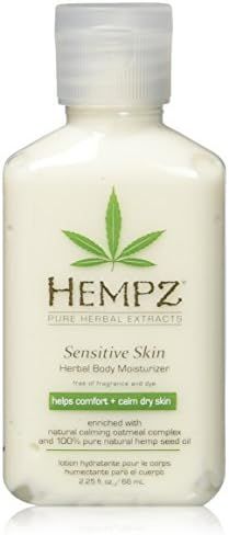 Hempz Sensitive Skin Herbal Body Moisturizer with Oatmeal, Shea Butter for Women and Men,2.25 oz. -P | Amazon (US)