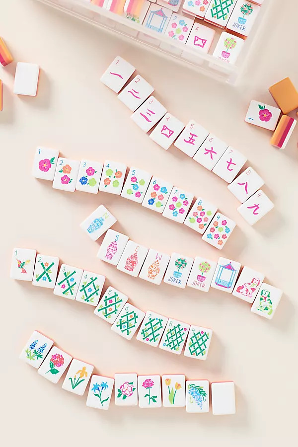 Oh My Mahjong Sunset Tile Set | Anthropologie (US)