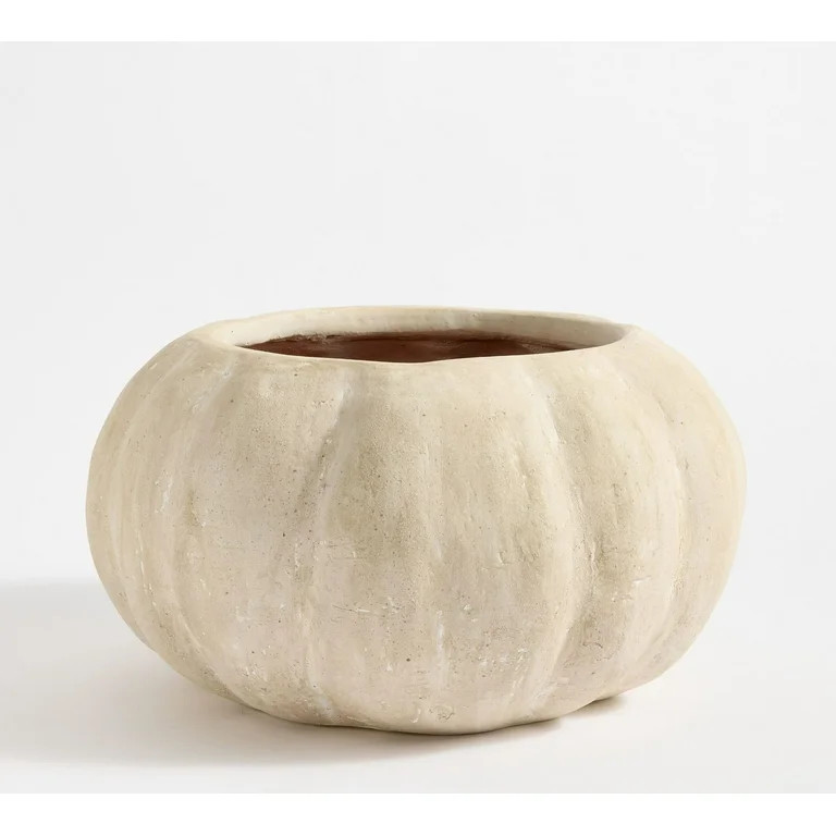 Terracotta Pumpkin Planter Pot, 11.25-Inch Diameter Rustic Cachepot for Fall Decor 2025 New, 2025... | Walmart (US)