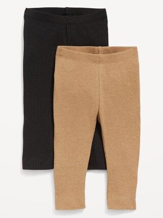 2-Pack Unisex Rib-Knit Leggings for Baby | Old Navy (US)