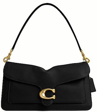 COACH Tabby 36 Leather Oversized Shoulder Bag - Black | Dillard's