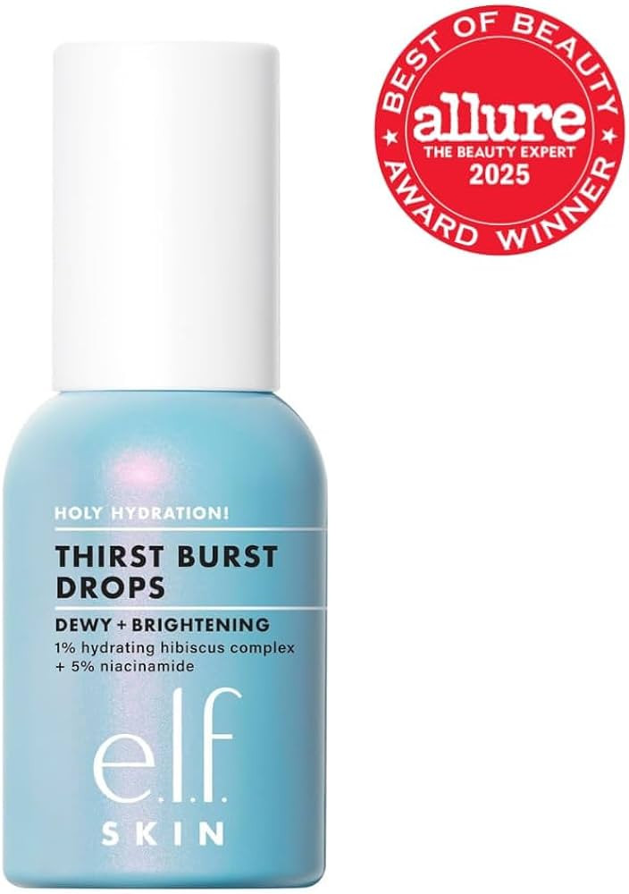 e.l.f. SKIN Holy Hydration! Thirst Burst Drops, Serum For A Radiant Complexion Instantly & Over T... | Amazon (US)