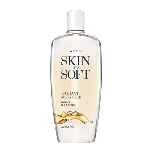 Skin So Soft Radiant Moisture Bath Oil, Bonus Size 25 fl oz – with Argan Oil, Silk Proteins & Illuminator Technology – Softens, Hydrates & Illuminates Skin – Peony Musk Scent | Amazon (US)
