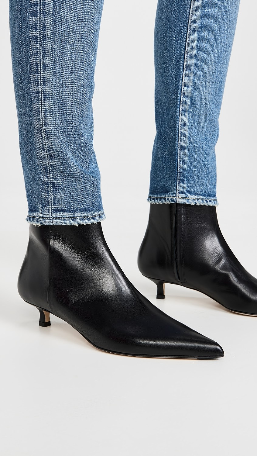 AEYDE Sofie Nappa Leather Black Boots Black 36 | Shopbop
