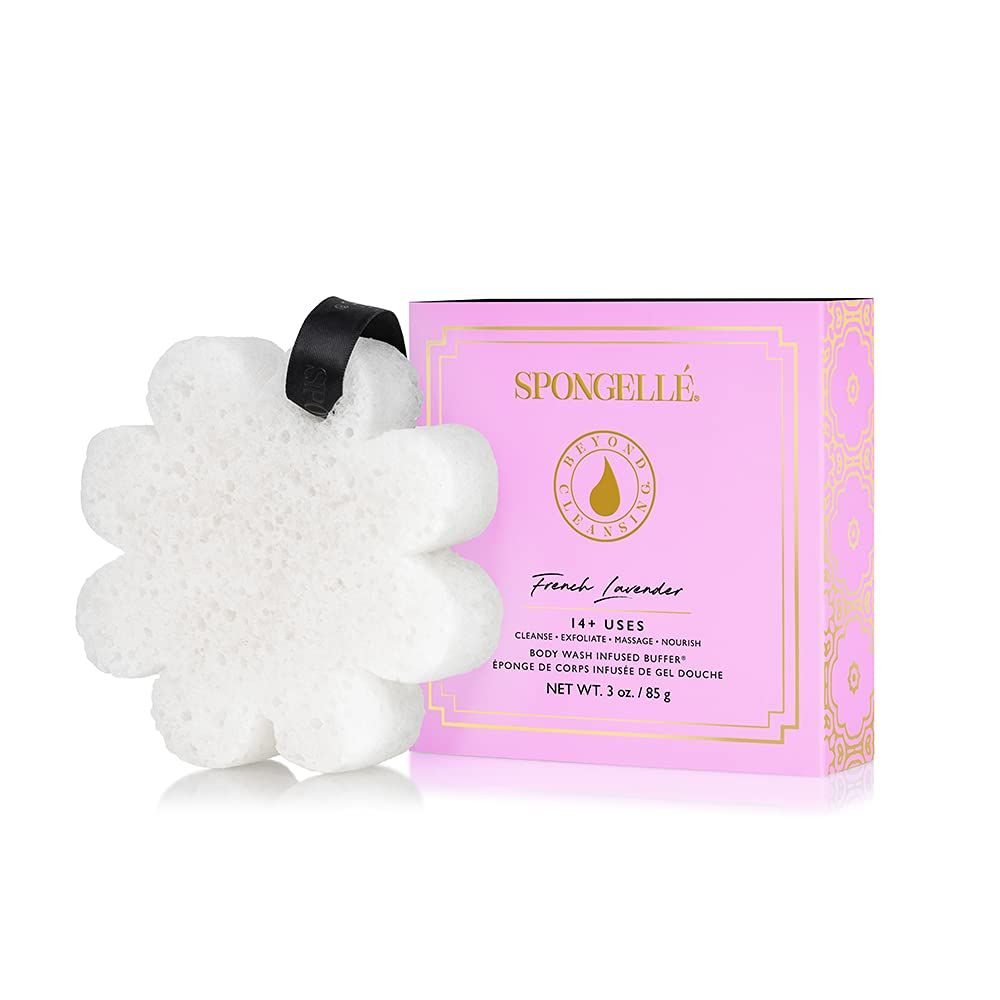 Spongelle Boxed Flower Body Buffer - Shower/Bath Sponge - French Lavender | Amazon (US)