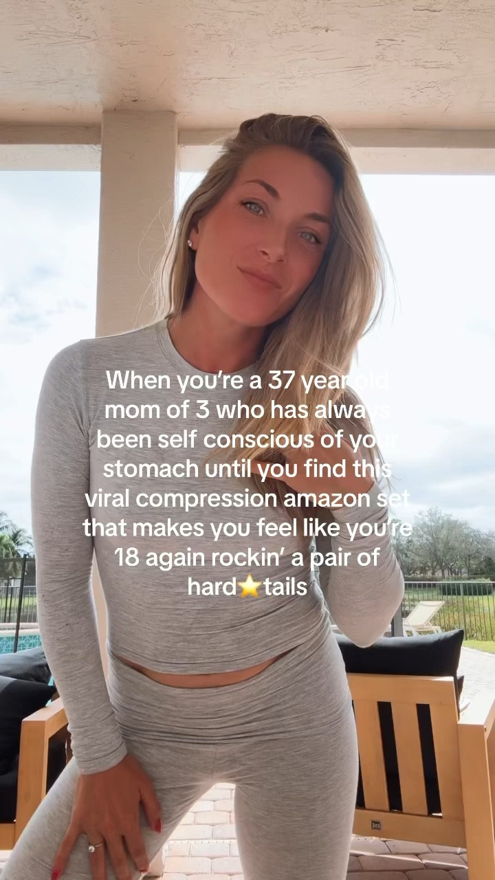 Skims dupe long sleeve set and bell pants  so low hardtails. Wearing a small. This set is so cozy and flattering. Makes you feel like a million bucks.

#LTKVideo #LTKfindsunder50 #LTKfitness