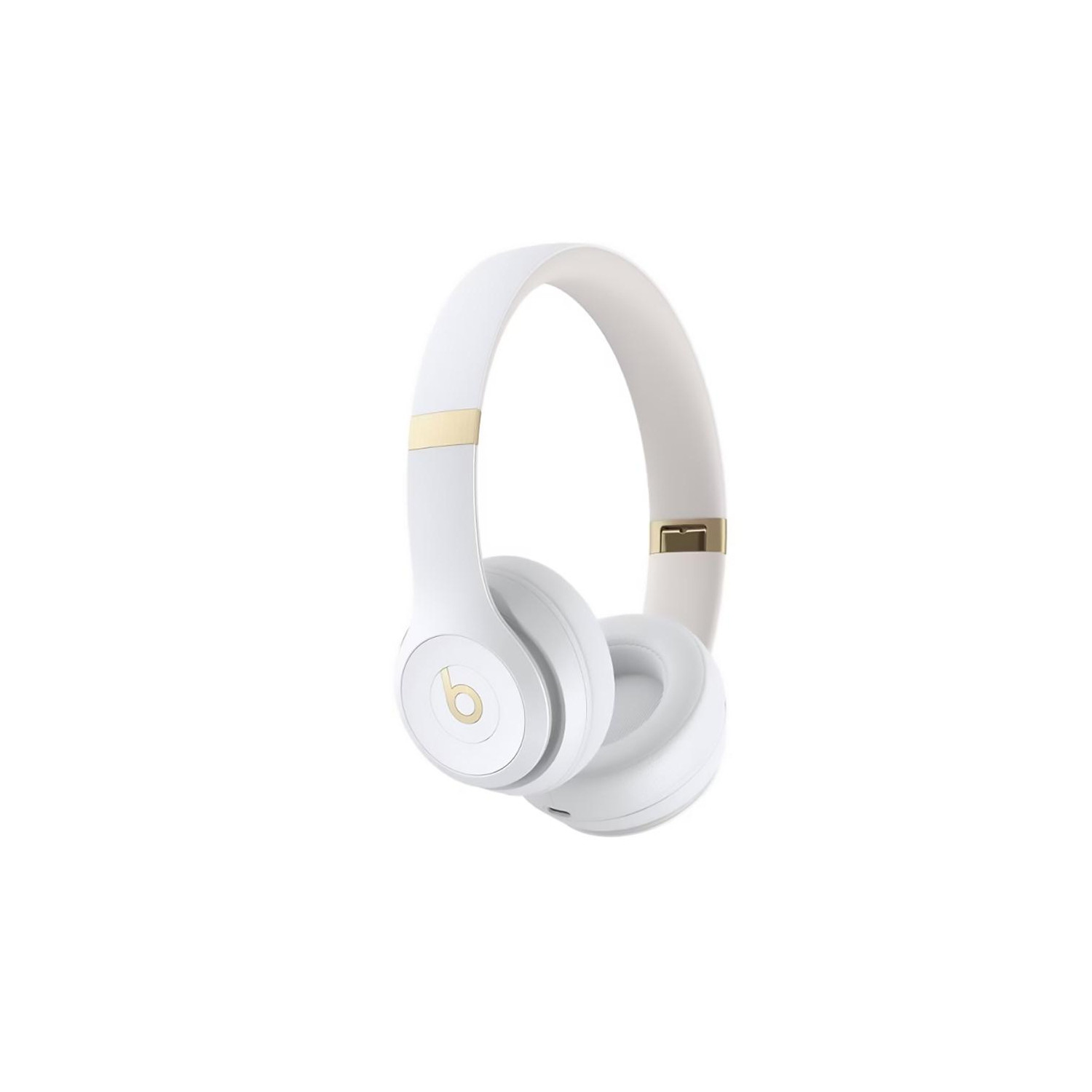 Open Box - Beats By Dr. Dre Solo 4 On-Ear Sound Isolating Bluetooth Headphones - Warm White | Best Buy Canada