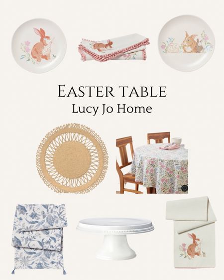 Easter tablescape items for your special dinner. Just like a good outfit, a beautifully dressed table is about coordinating layers. 

#LTKhome #LTKstyletip #LTKfamily