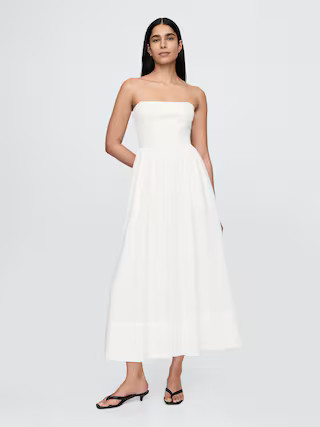 Crinkle Gauze Mixed Media Maxi Dress | Gap (US)