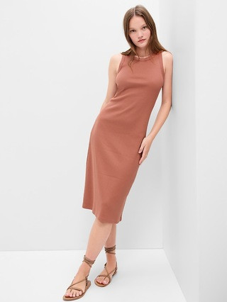 Ribbed Tank Midi Dress | Gap Factory