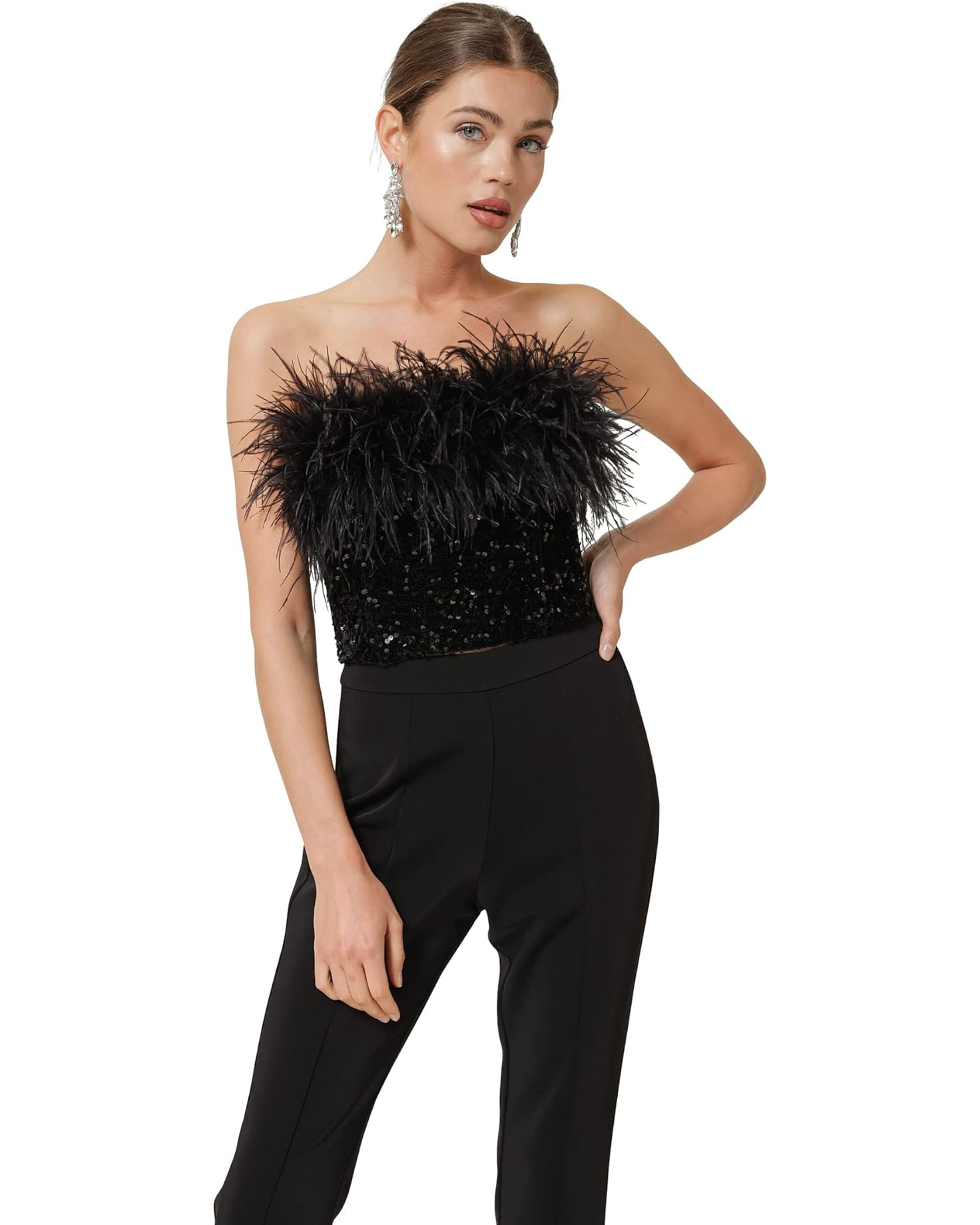 line and dot Valerie Feather Top | Zappos