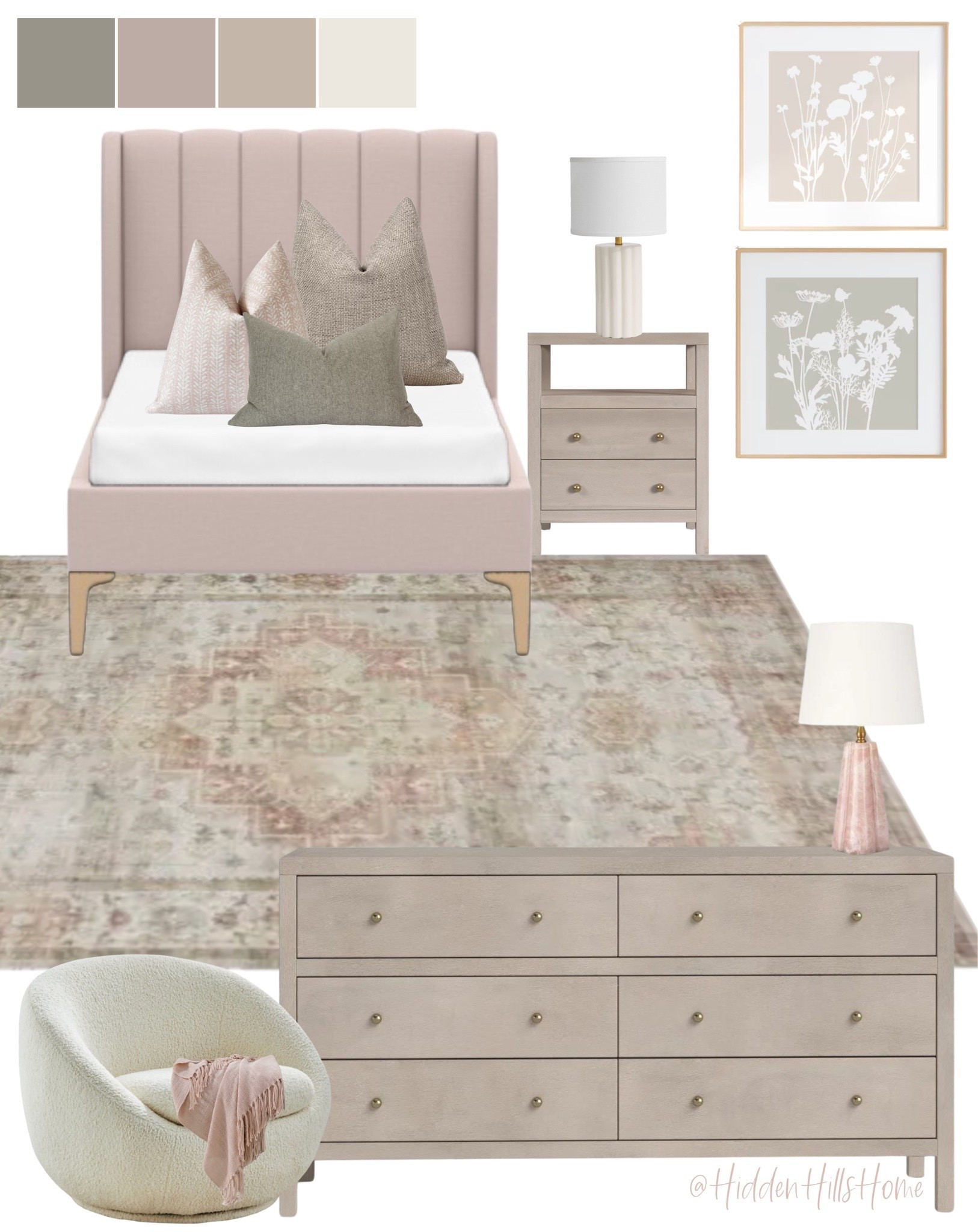Cute girls bedroom decor, girls room decor mood board, teen girls room ideas, girls bedroom design #girlsbedroom

#LTKHome #LTKSaleAlert #LTKKids