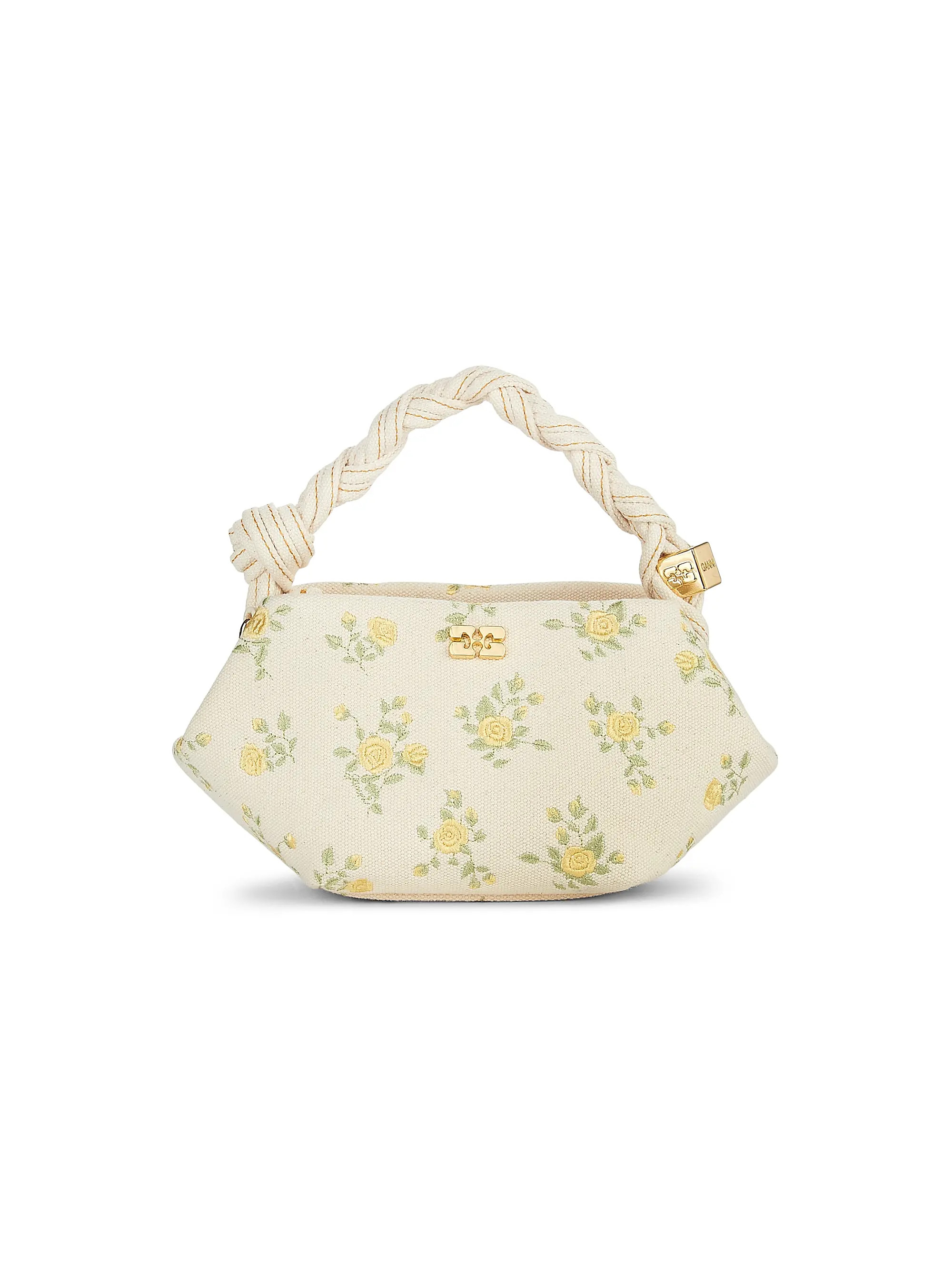 Mini Bou Canvas Flowers Top Handle Bag | Saks Fifth Avenue