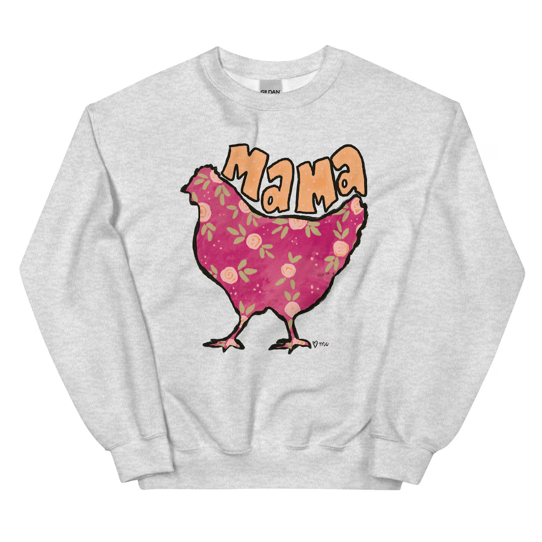 Chicken Sweatshirt Chicken Lover Gift, Farmer Sweatshirt Gift, Farm Girl Animal Sweatshirt, Count... | Etsy (US)