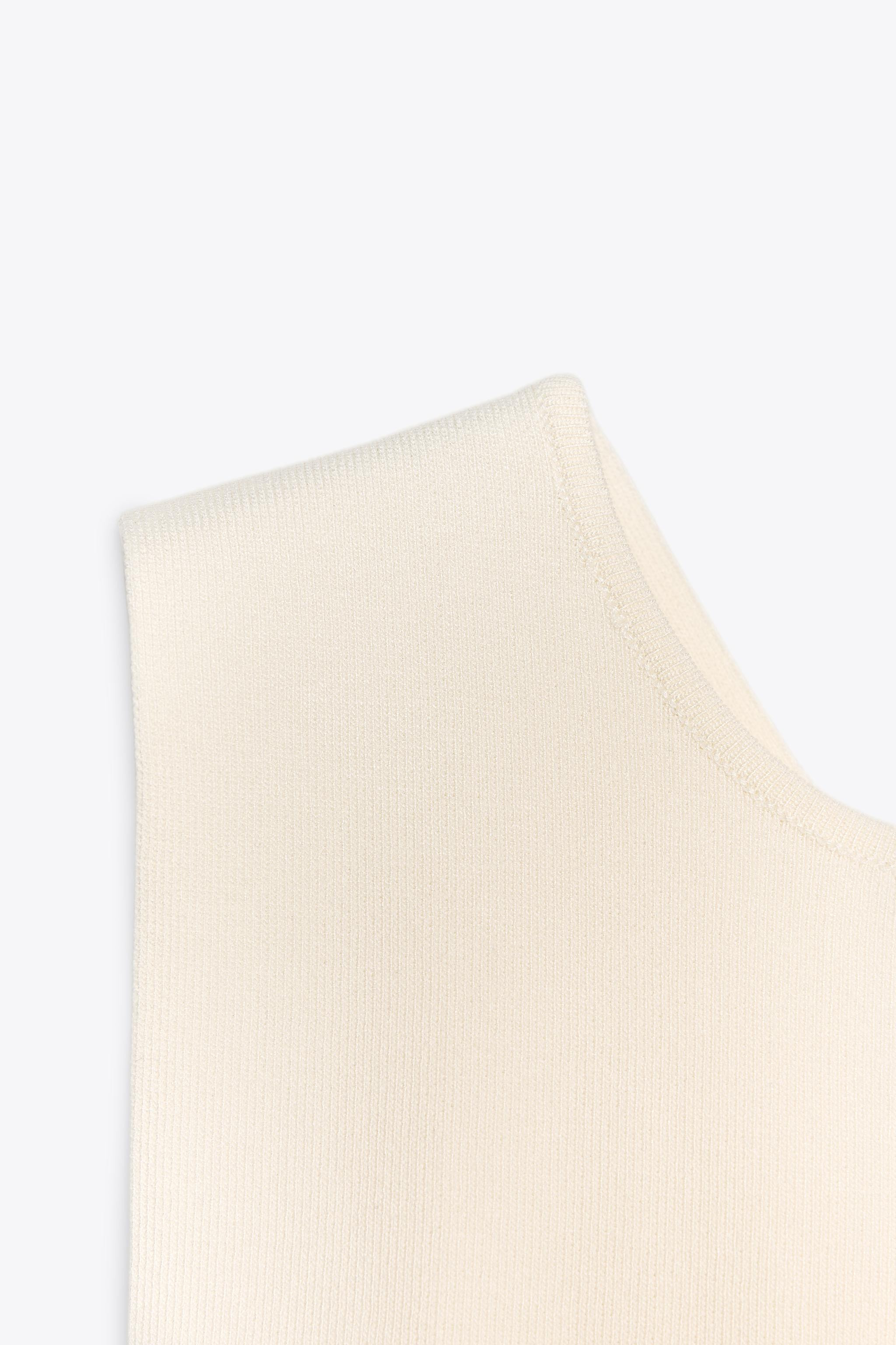 KNIT CUT-OUT BACK TOP | Zara UK