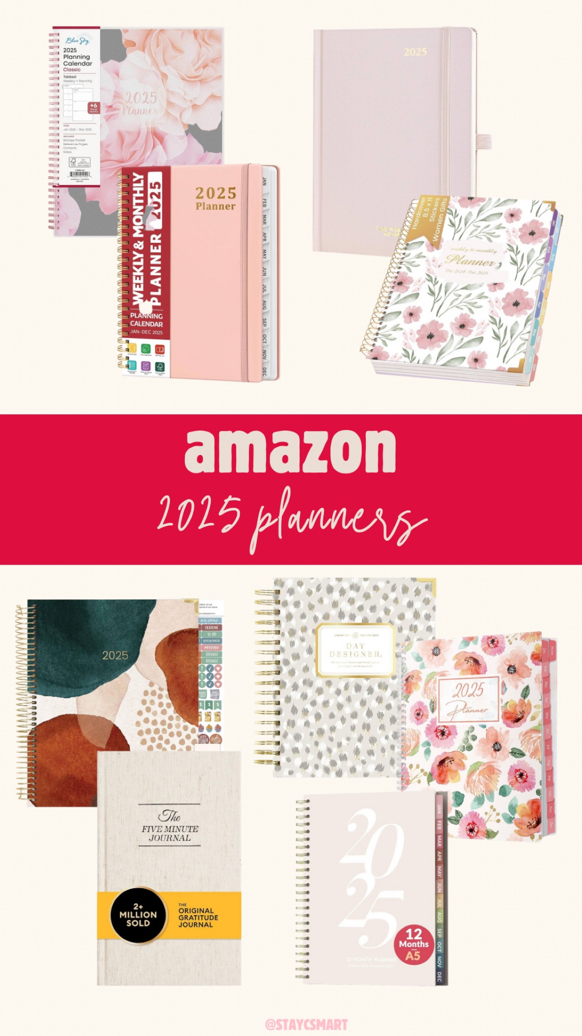Must have 2025 planners from amazon! 

#LTKFindsUnder50 #LTKFindsUnder100
