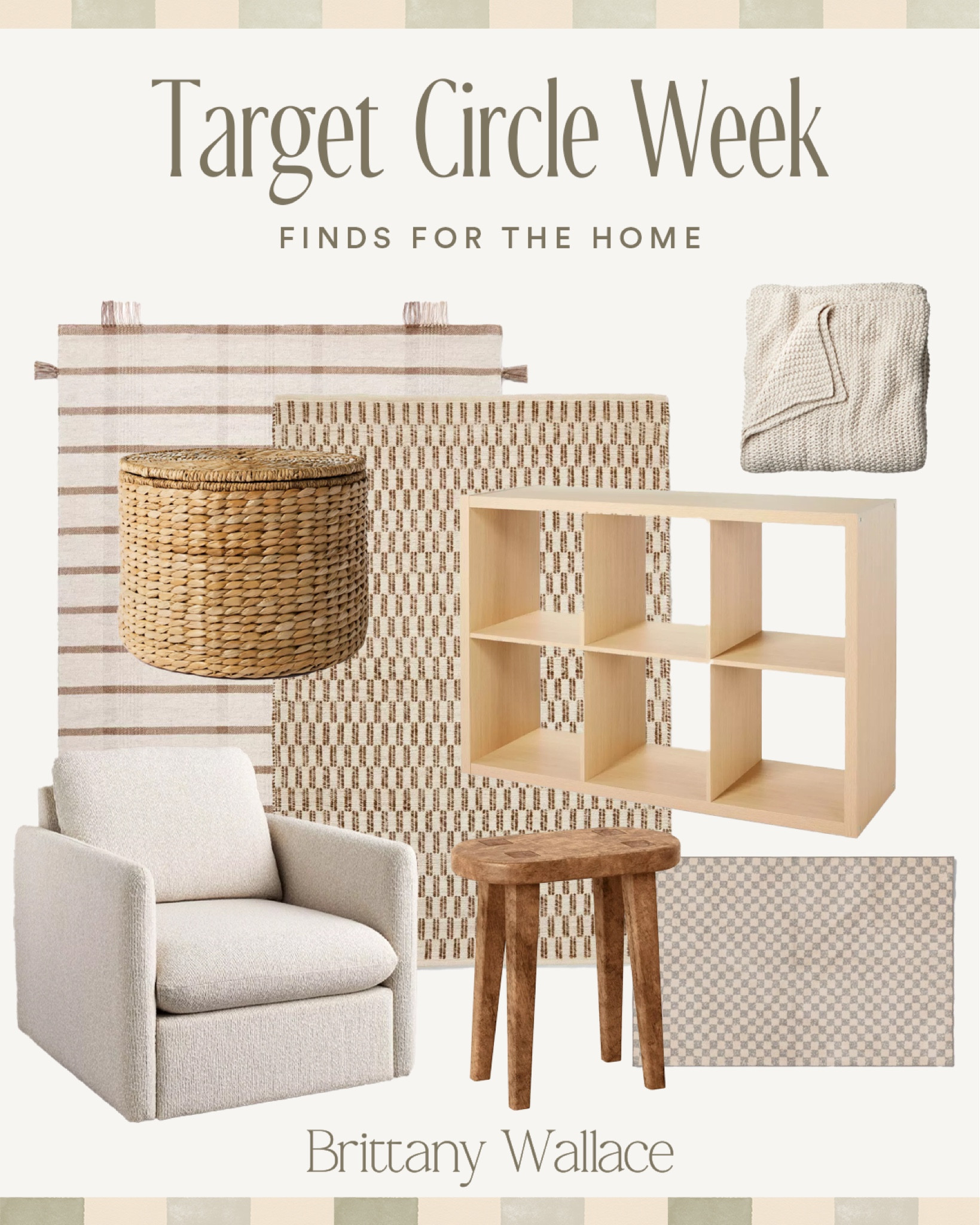 Target circle week deals on home - my favorite rattan ottoman to hide kids toys 

#LTKHome #LTKSummerSales