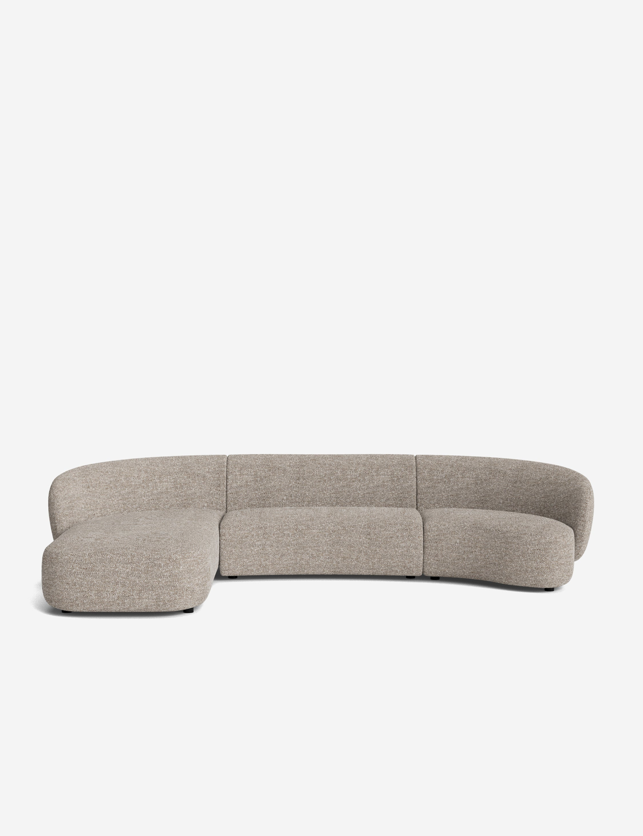 Claret Modular Chaise Sectional Sofa | Lulu and Georgia 