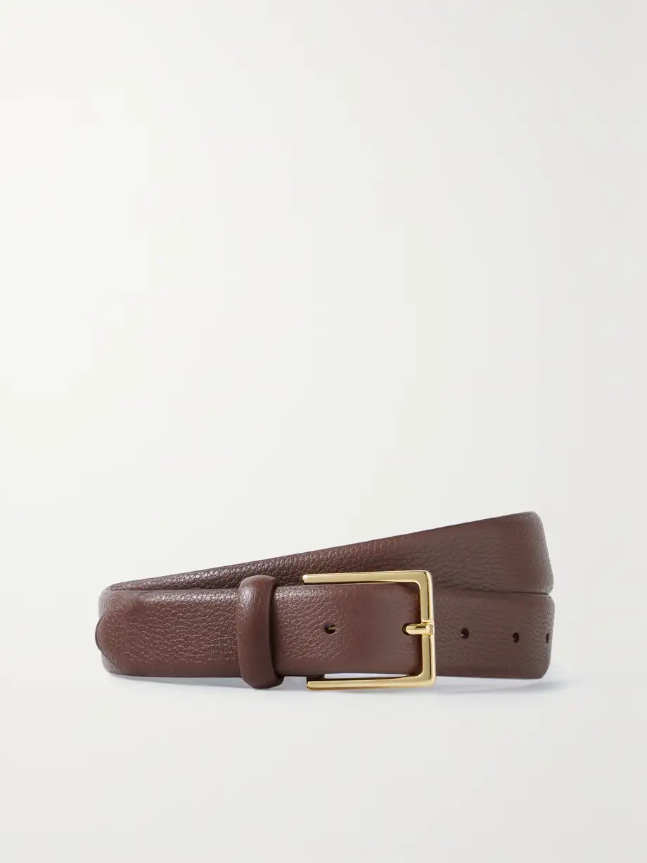 Textured-leather belt | NET-A-PORTER (US)