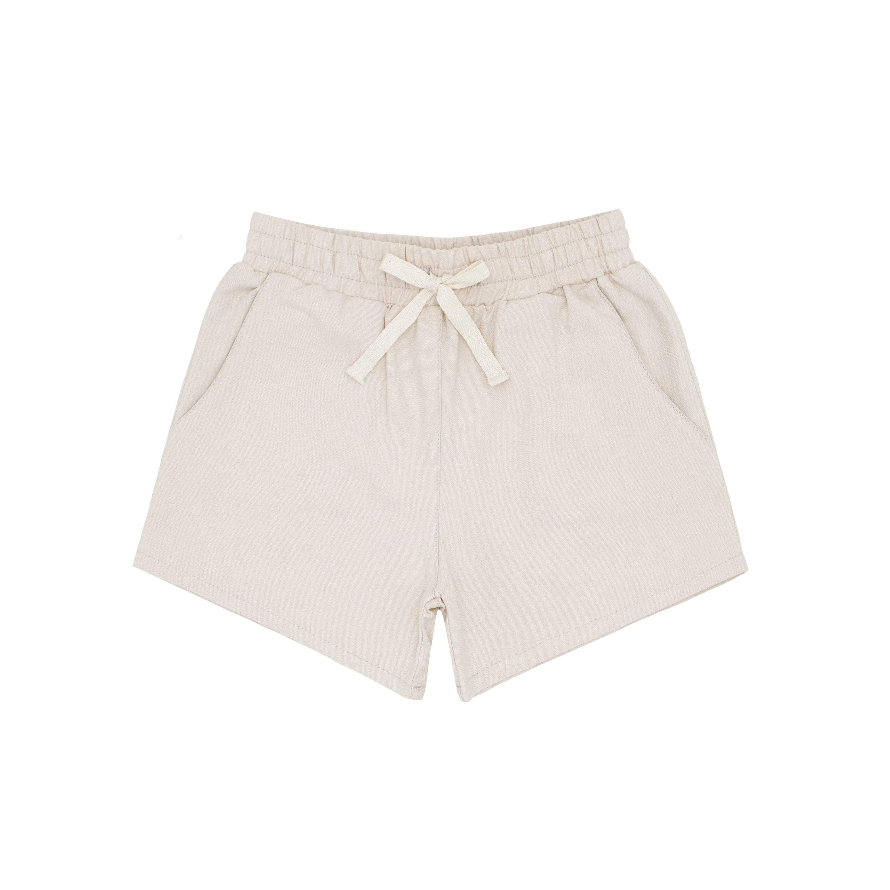 boys tan canvas short | minnow
