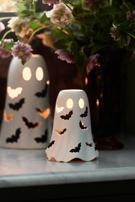 Ghost Ceramic Hurricane Candle Holder | Anthropologie (US)