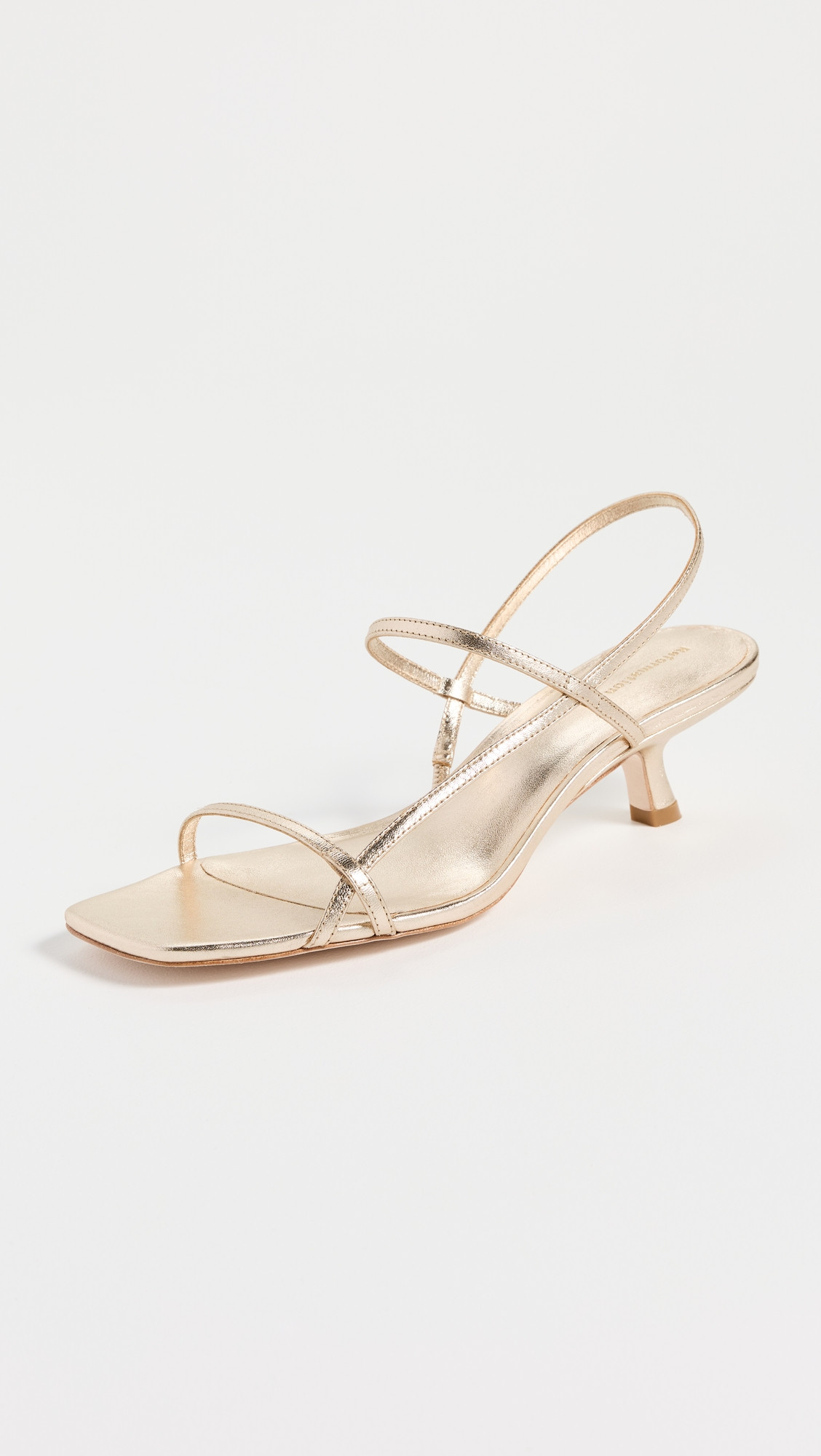 Reformation Serenity Bare Sandals Gold 6.5 | Shopbop