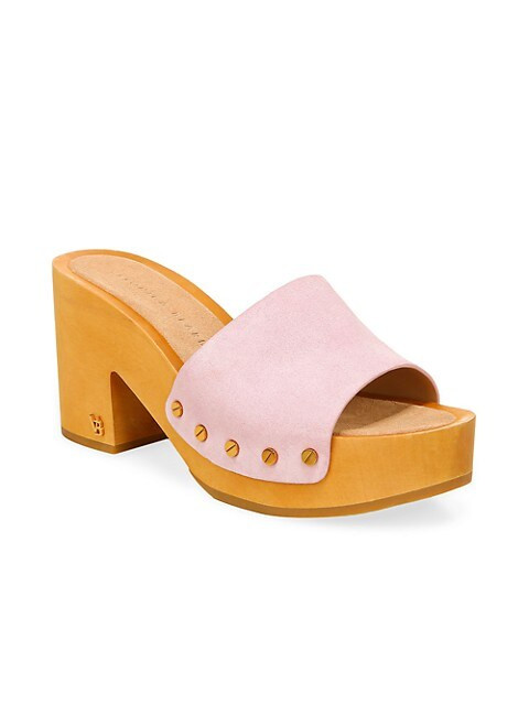 Hannalee Suede Platform Clogs | Saks Fifth Avenue