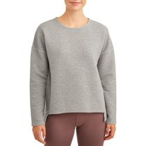 Athletic Works Women's Athleisure Ottoman Long Sleeve Top | Walmart (US)