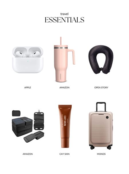 Travel essentials we love.

Noise cancelling headphones that don’t take up valuable packing space, a satin travel neck pillow, 40 oz tumbler, lip balm with SPF, packing cubes, and a beautiful carry on bag.

#LTKtravel #LTKFind #LTKGiftGuide