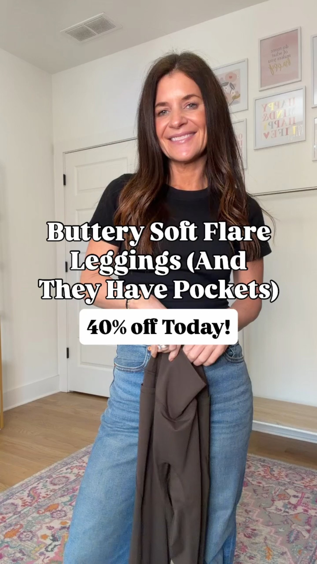 Flare Leggings – 40% off, $13-$16. Use code SUNZEL40. Promo expires 12/15.  Size up if in between sizes.


#LTKSaleAlert #LTKActive #LTKFindsUnder50