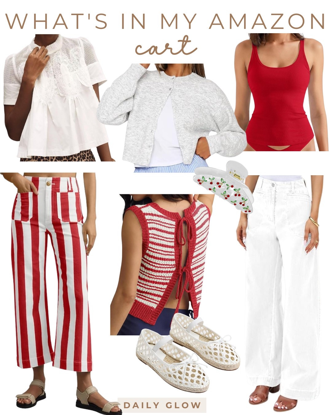 Amazon add to cart must haves 🤩!  All so cute! 

Amazon must haves, Amazon outfit, Amazon style, Amazon fashion, Amazon outfit, affordable style, women’s fashion, casual outfit inspo, Amazon outfit inspo, chic outfit, casual chic outfit, spring outfit, spring style, spring fashion, trendy outfit

#LTKFindsUnder100 #LTKSeasonal #LTKFindsUnder50