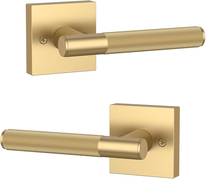 Asidrama 2 Pack Champagne Bronze Dummy Interior Door Handles | Amazon (US)