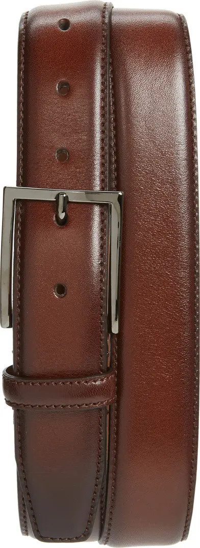 Marco Burnished Leather Belt | Nordstrom