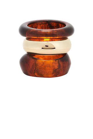 Epifene Bangles Set Of 3 in Amber & Gold from Revolve.com | Revolve Clothing (Global)