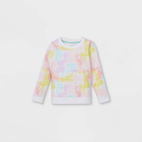 Toddler Girls' French Terry Pullover Sweatshirt - Cat & Jack™ | Target