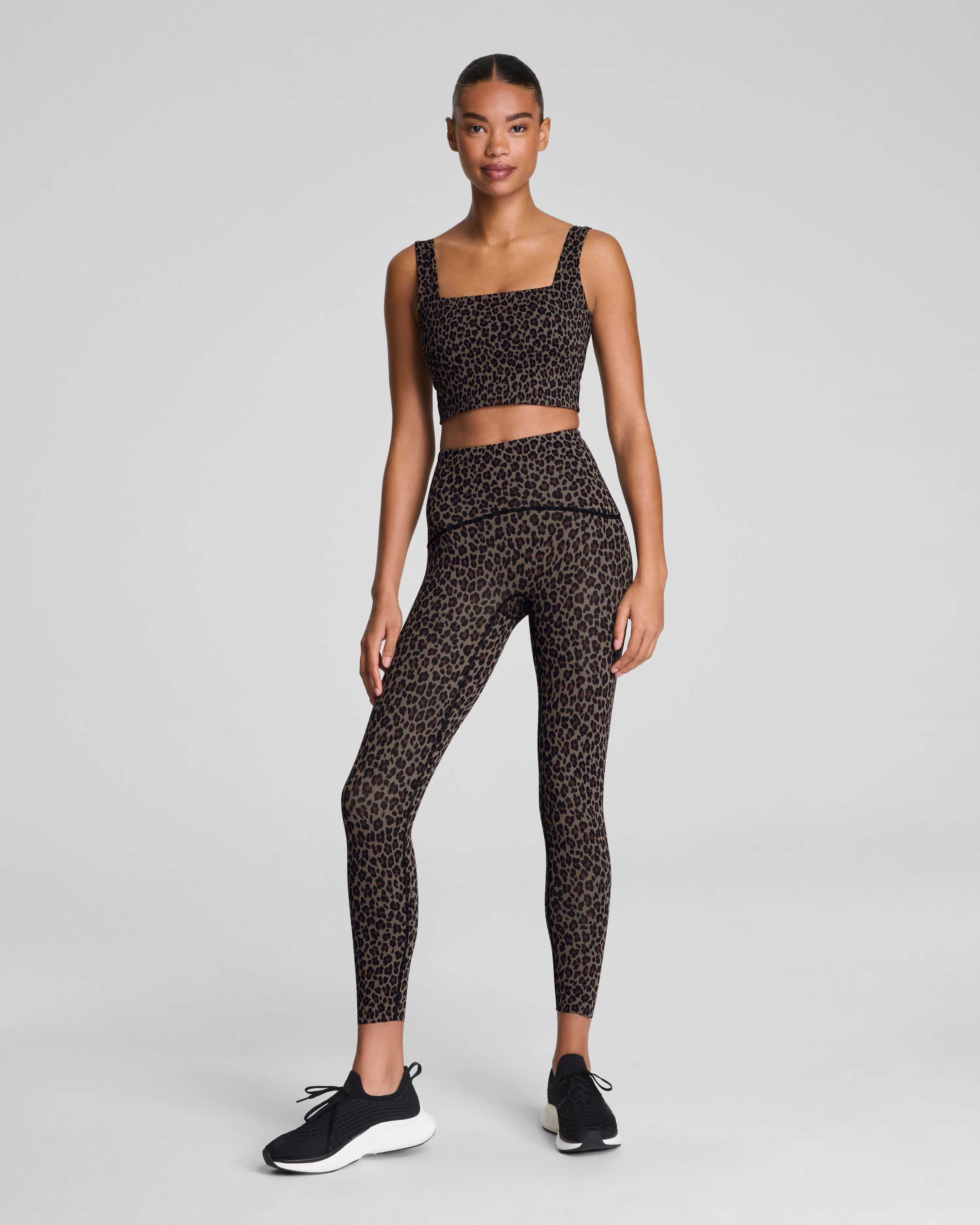 SPANXshape™ Booty Boost®Leopard Print 7/8 Leggings | Spanx