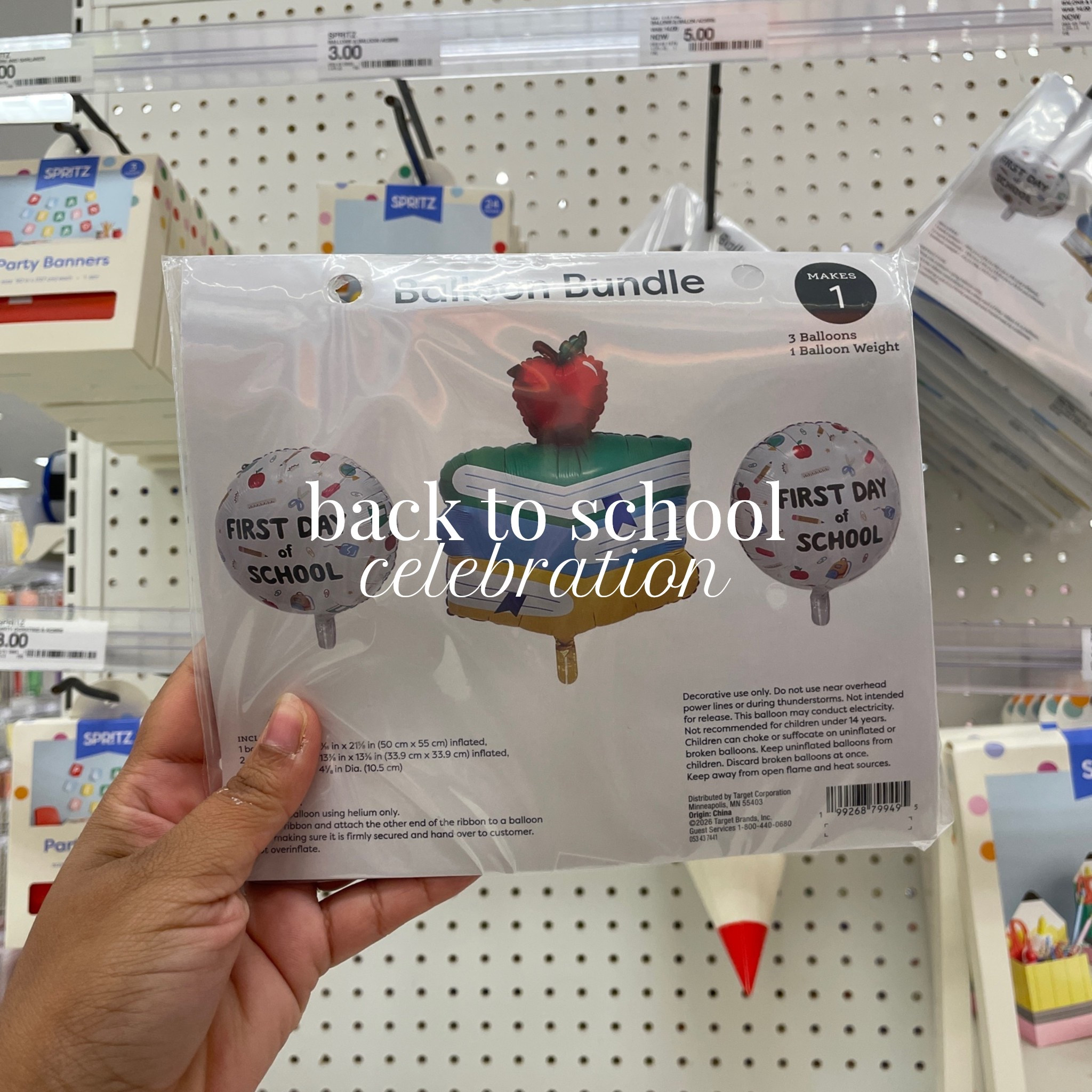 first day back to school balloons ✨📚

#LTKdayinmylife #LTKmomlife #LTKKids