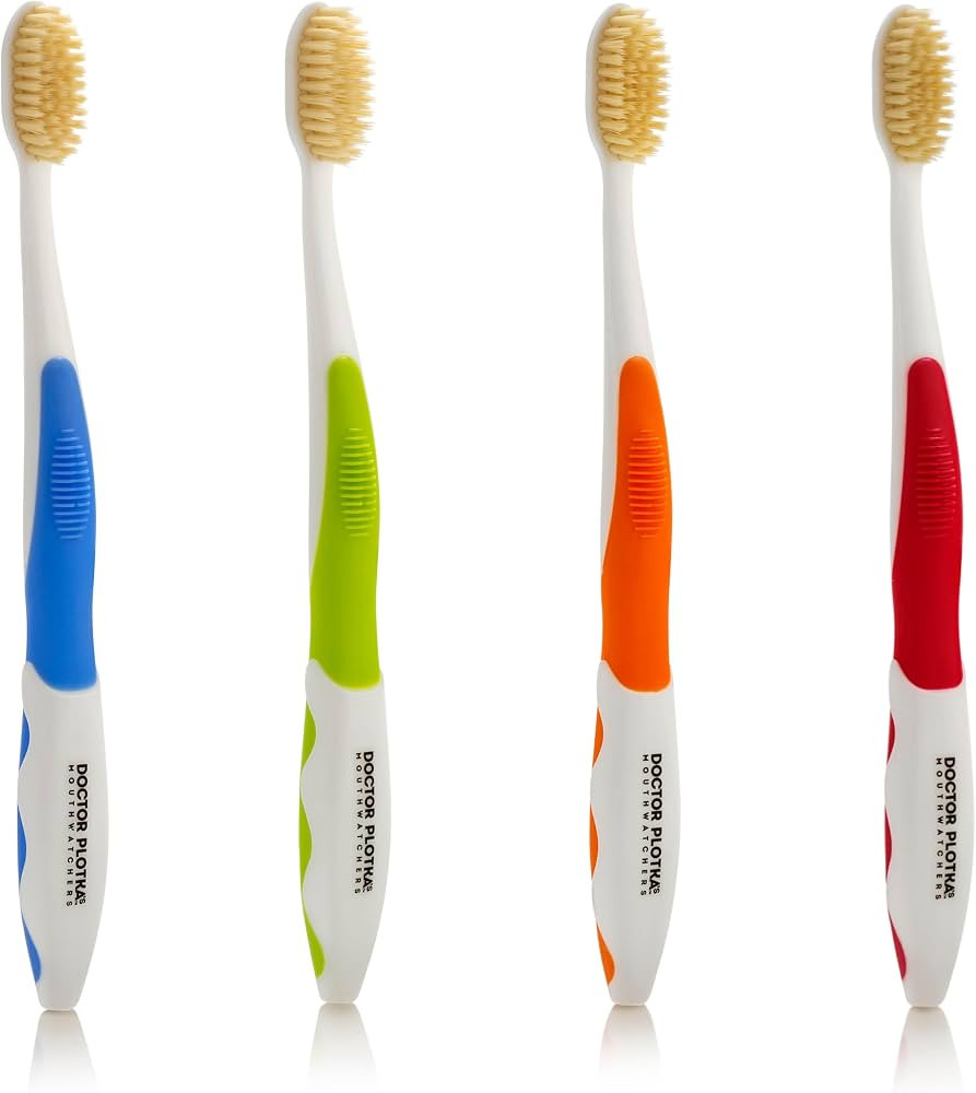 MOUTHWATCHERS Dr Plotkas Soft Bristle Flossing Toothbrush Manual Soft Toothbrush for Adults, Ultr... | Amazon (US)