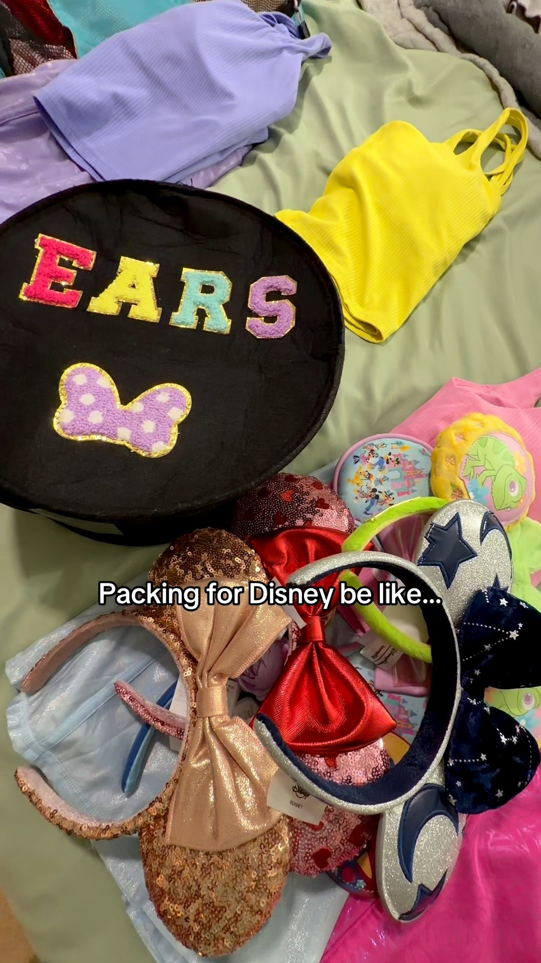 Of course you have to bring multiple ears to match your multiple outfits!! But how do you keep them safe during travel?!

Love this bag!! I can also fit other things inside it in between the headbands like my mini jewelry box or other hair accessories.

#disneyears #earheadbands #disneybounds

#LTKTravel #LTKFindsUnder50