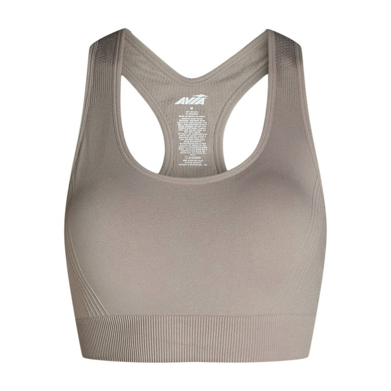 Avia Women's Medium Support Seamless Racerback Sports Bra, Sizes S-3XL | Walmart (US)