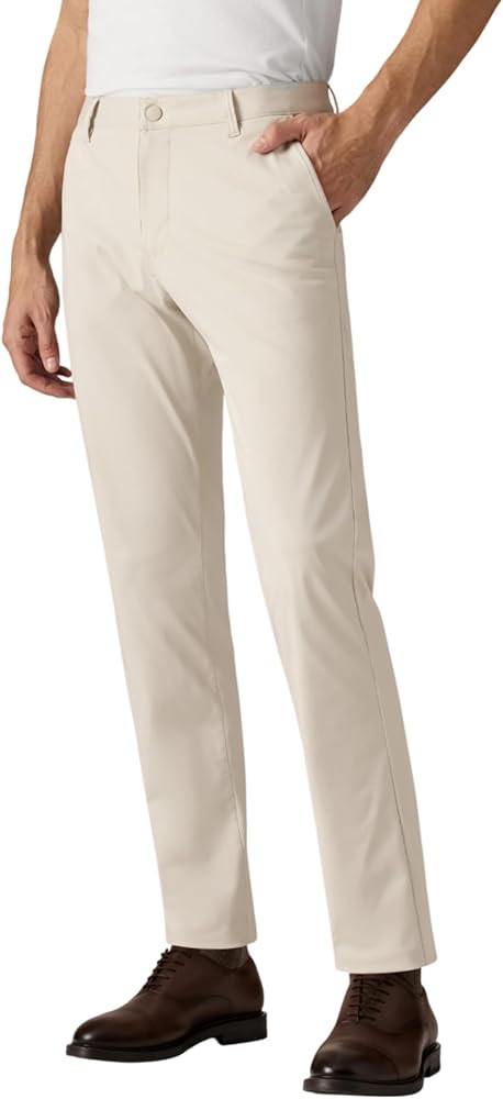 Rhone Commuter Pants for Men, Classic-Fit Mens Dress Pants, Machine Washable, Wrinkle Resistant, ... | Amazon (US)