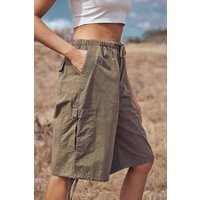 DSGN Studio Washed Twill Cargo Jort | PrettyLittleThing UK