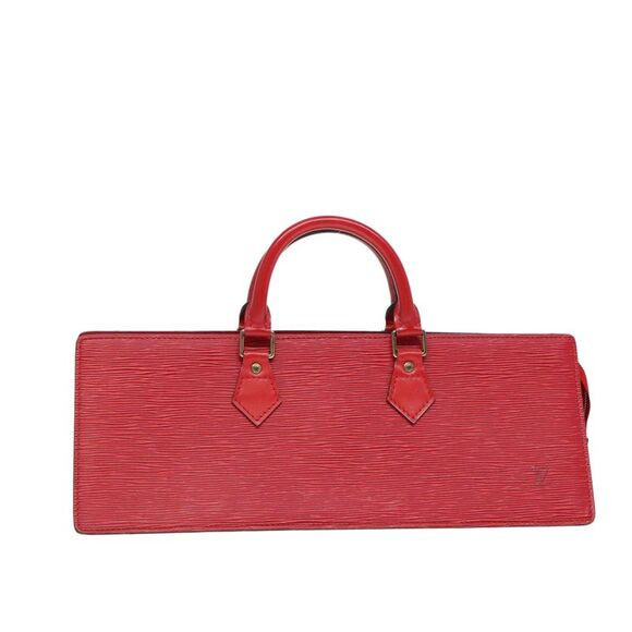 Louis Vuitton Epi Sac Triangle Hand Bag Red | Poshmark