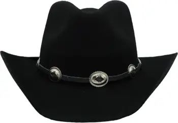 Texan Buckle Trim Wool Cowboy Hat | Nordstrom