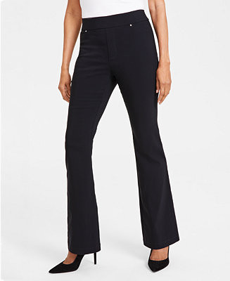 I.N.C. International Concepts Petite High-Rise Flare Pants, Created for Macy's  - Macy's | Macy's