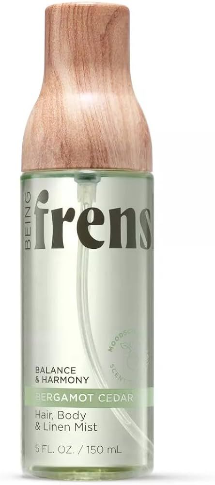 Being Frenshe Hair, Body & Linen Mist Body Spray with Essential Oils - Bergamot Cedar - 5 fl oz | Amazon (US)