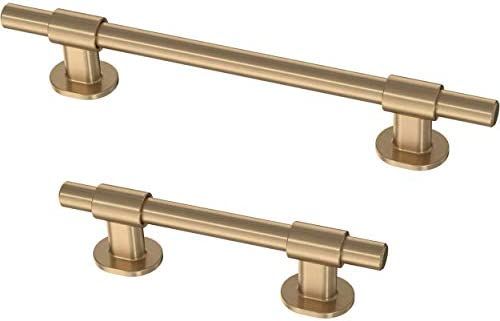 Franklin Brass Bar Adjustable Cabinet Pull, 1-3/8" to 6-5/16" (35-160mm), 5-pack, Champagne Bronze P | Amazon (US)