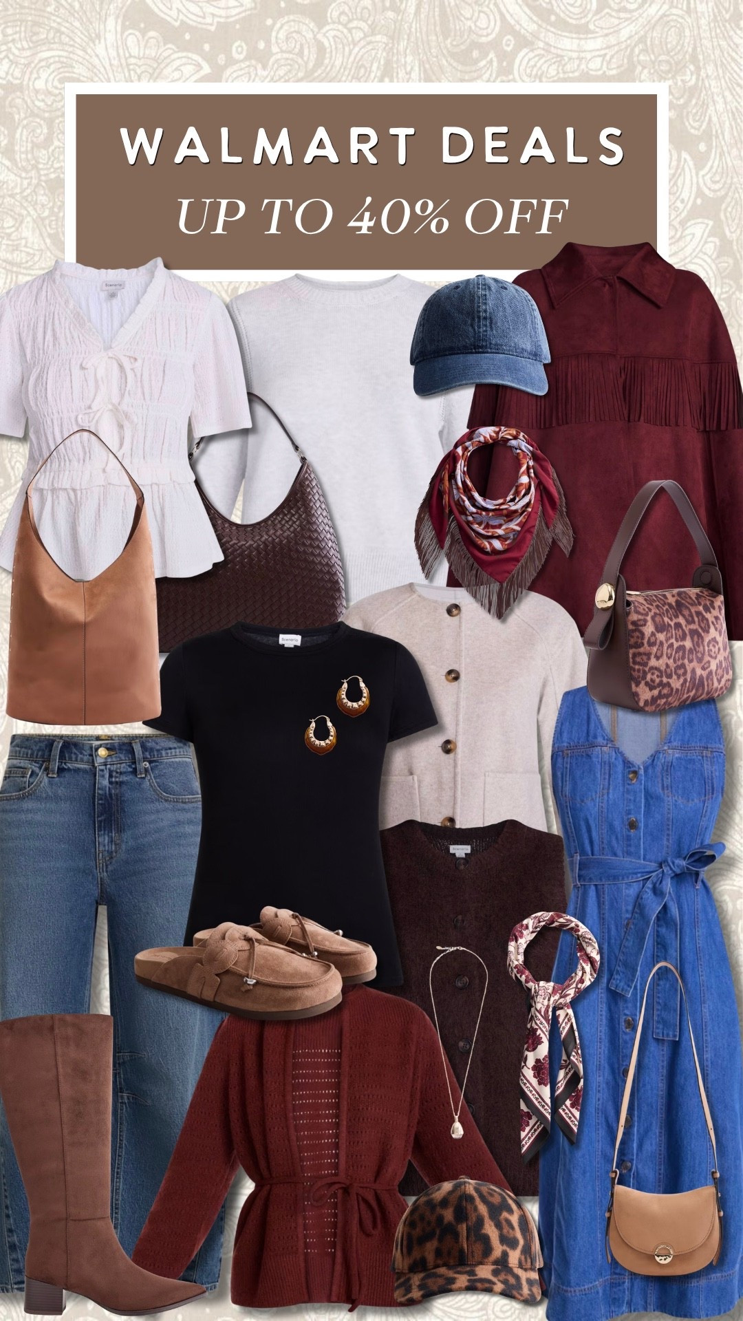 @Walmart Deal Days! Up to 40% off on clothing 🤍🔗