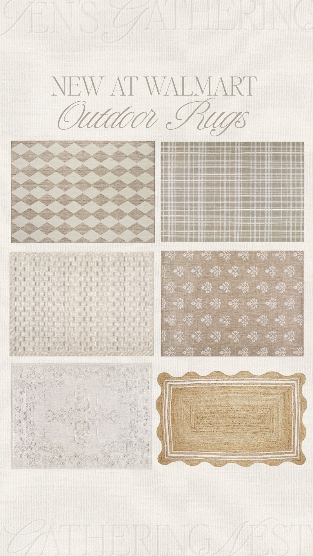 New outdoor rugs - and they’re from Walmart! ✨ love these prints and they’re affordable for a patio refresh this Spring!

#outdoorrug #patio #outdoordecor #juterug #walmart #walmartfind #walmarthome #outdoorrugs #patiorug 

#LTKSeasonal #LTKFindsUnder100 #LTKHome