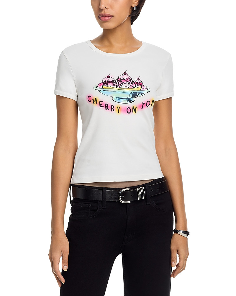 Mother The Itty Bitty Cotton Ringer Tee | Bloomingdale's (US)